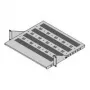 Suporte de equipamento 19, base 430 x 300 mm, RAL7021 (26.10.3006)