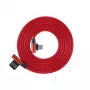 Sbox USB->Type-C 90 m/m 1,5m Type-C-90R vermelho morango