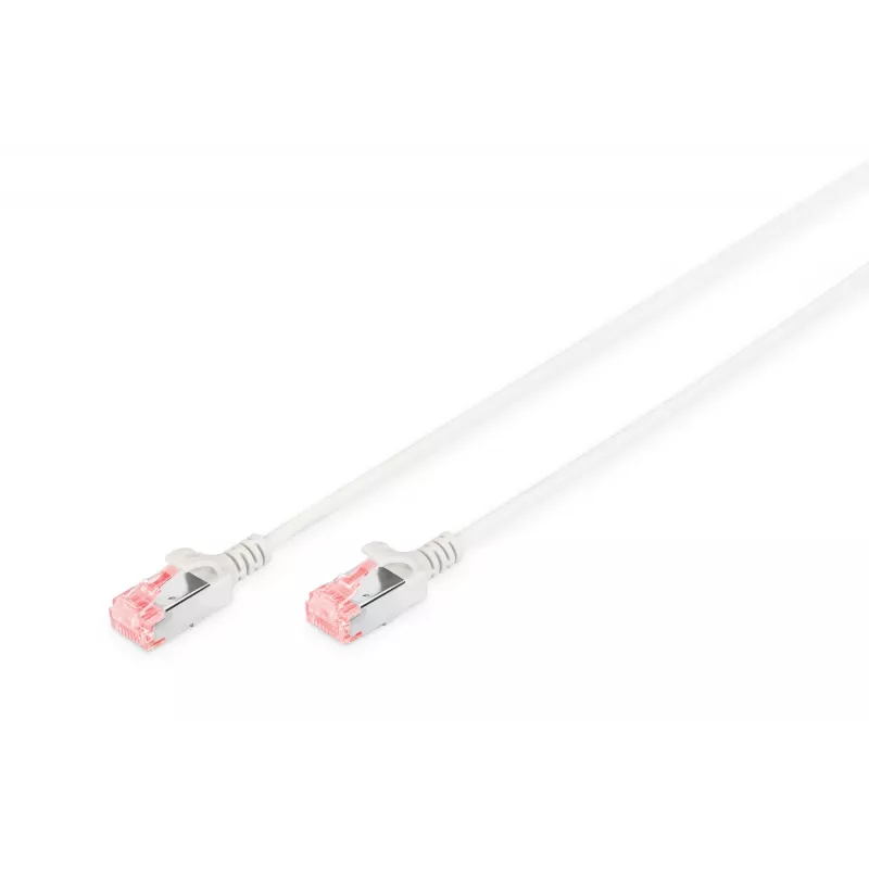 Cabo de rede Digitus CAT 6 U/FTP patch cable fino RJ-45 Cat6 1m cinzento