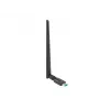 Lanberg NC-1200-WIE adaptador WiFi USB 3.0 AC1200 de banda dupla, 1 antena externa + 1 interna, preto