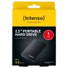 Disco rígido portátil 1 TB recondicionado, disco rígido externo (preto)
