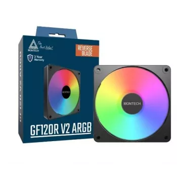 Módulo de ventoinha para caixa de computador Montech GF120R V2 ARGB 12 cm preto 1 unid.