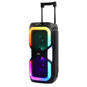 Altifalante Power Audio Party Box BT Karaoke 2 microfones telecomando PRIME3 APS91