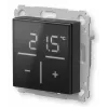 Termóstato de parede em vidro Homematic IP com sensor de CO₂ — mecânico, preto, 230 V, IP20