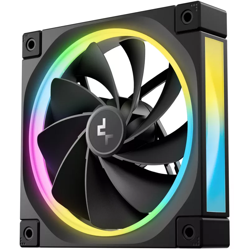 DeepCool FL12R R-FL12R-BKAPN1-G Reverse 120 mm ventoinha de caixa, 500-2150 RPM, 33,9 dB, preta