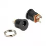 Conector fêmea de alimentação DeLOCK 65690 preto