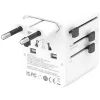 Adaptador de viagem 20W GaN Nomad 2xUSB-C + 1xA