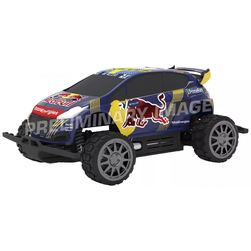 Carrera RC 370183022 Red Bull Peugeot WRX 208 1:18 carro RC elétrico de rally para iniciantes (370183022)