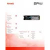 SSD M.2 NVMe Silicon Power P34A60 2 TB, PCIe 3.0 x4, leitura 2200 MB/s, escrita 1600 MB/s