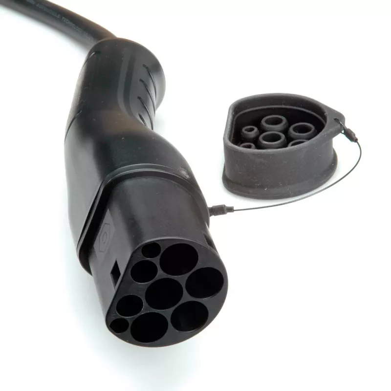 Cabo de carregamento para veículos elétricos ROLINE Type 2–Type 2 5 m, 7,4 kW, 32 A, 250 V (ROLINE 19.08.0035)