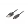 Cabo USB 2.0 LANBERG CA-USBO-10CU-0005-BK — USB A para USB C, 0,5 m, preto
