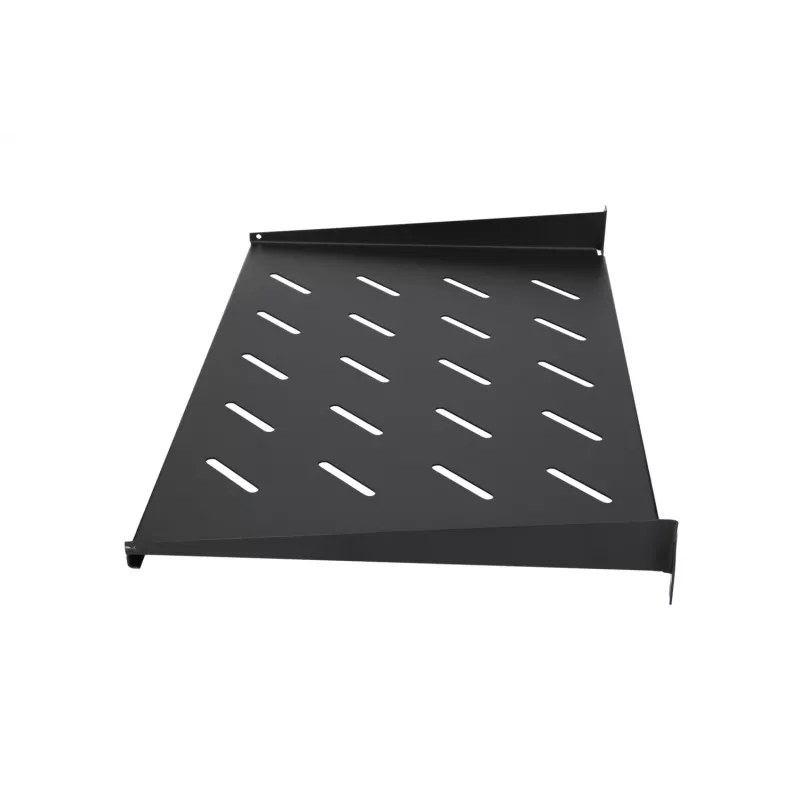 Prateleira Extralink SHELF 1U para armários de parede de 19 polegadas, 1U, 300 mm, preta, metal