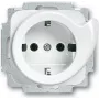 BUSCH JAEGER 2011-0-2605 - CEE 7/3 - 2P+E - Branco - 250 V - 16 A - 71 mm