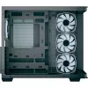 Caixa para PC torre AEROCOOL P500C EVO-G-BK-v1 com 2 painéis laterais em vidro temperado, preto
