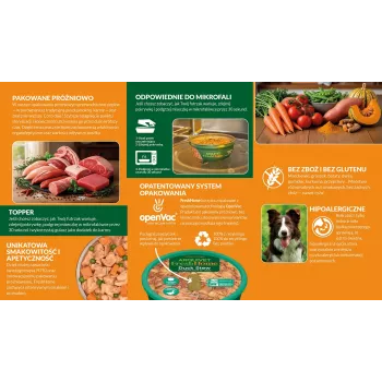 Ração húmida para cães ARQUIVET Fresh Home Gulasz Wieprzowy 280 g – porco, monoproteico, alimento completo