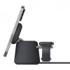 Carregador sem fios Belkin WIZ027VFH36 2-em-1 magnético Qi2 15W para iPhone e Apple Watch