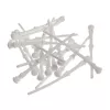 Fixações antivibração para ventoinhas de PC Akasa AK-MX003-WKT20, branco, pack de 20
