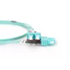 DIGITUS Professional - cabo de patch - SC multimodo (M) a SC multimodo (M) - 2 m - fibra ótica - 50/125 micrómetros - OM3 - isento de halogéneos - água-marinha