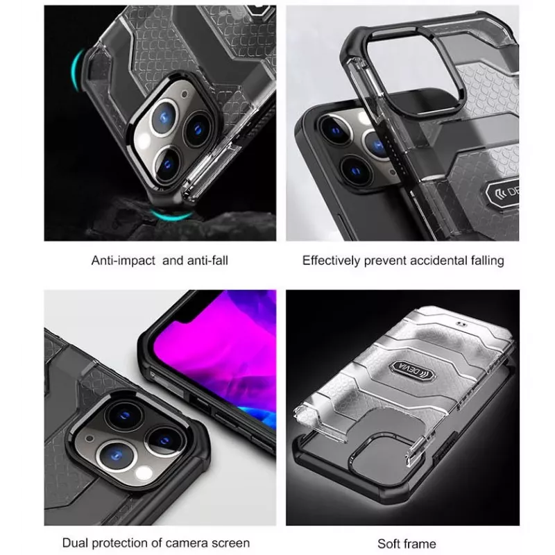 Capa protetora resistente a impactos Devia Vanguard para iPhone 12 mini, verde