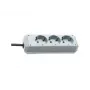 brennenstuhl Eco-Line - régua de tomadas - tomadas de saída: 3 - cabo de 1,5m - branca (1158610015)