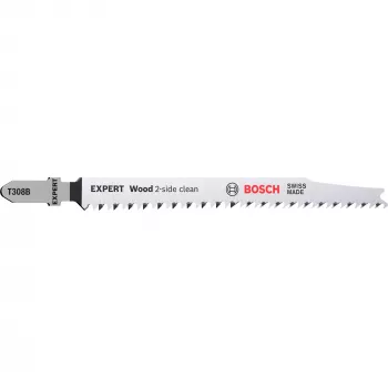 Bosch 2 608 900 551 Lâmina de serra de recortar/serra de marquetería/serra de sabre lâmina de serra de recortar madeira aço carbono (HCS) 5 peças