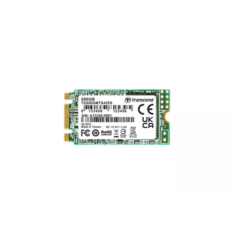Disco SSD Transcend 500 GB M.2 Serial ATA III TS500GMTS425S