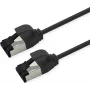 Cabo de rede U/FTP Cat.8.1 LSOH fino preto 1m ROLINE (21.15.3263)