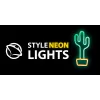 Luzes néon MANTA SNL07GN verde amarelo estilo cato decorativa LED néon