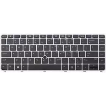 Teclado de substituição para portátil HP, layout alemão, para EliteBook 745 G3