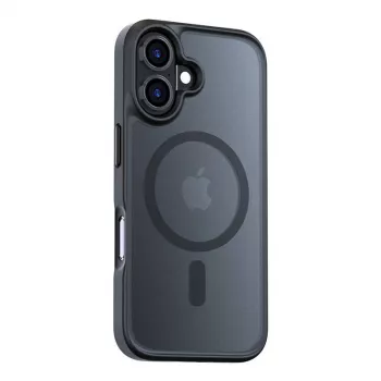 Capa de proteção magnética Torras Guardian Series para iPhone 16 — preto