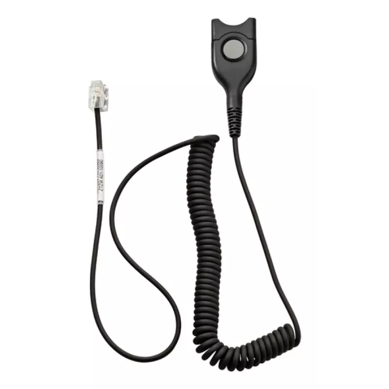 EPOS CSTD 01 – cabo para auscultadores – EasyDisconnect para RJ-9 macho – cabo inferior padrão (1000836)