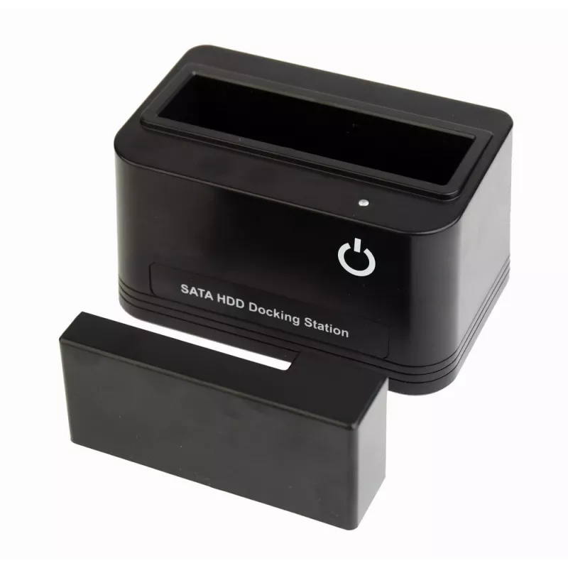 Docking station Gembird HD32-U2S-5 para discos de 2,5 e 3,5 polegadas, USB 2.0 Type-A, preto