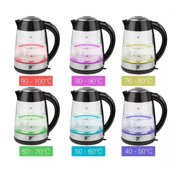 Chaleira elétrica Lafe LAFCZA46806, 2200 W, 1,7 l, preto