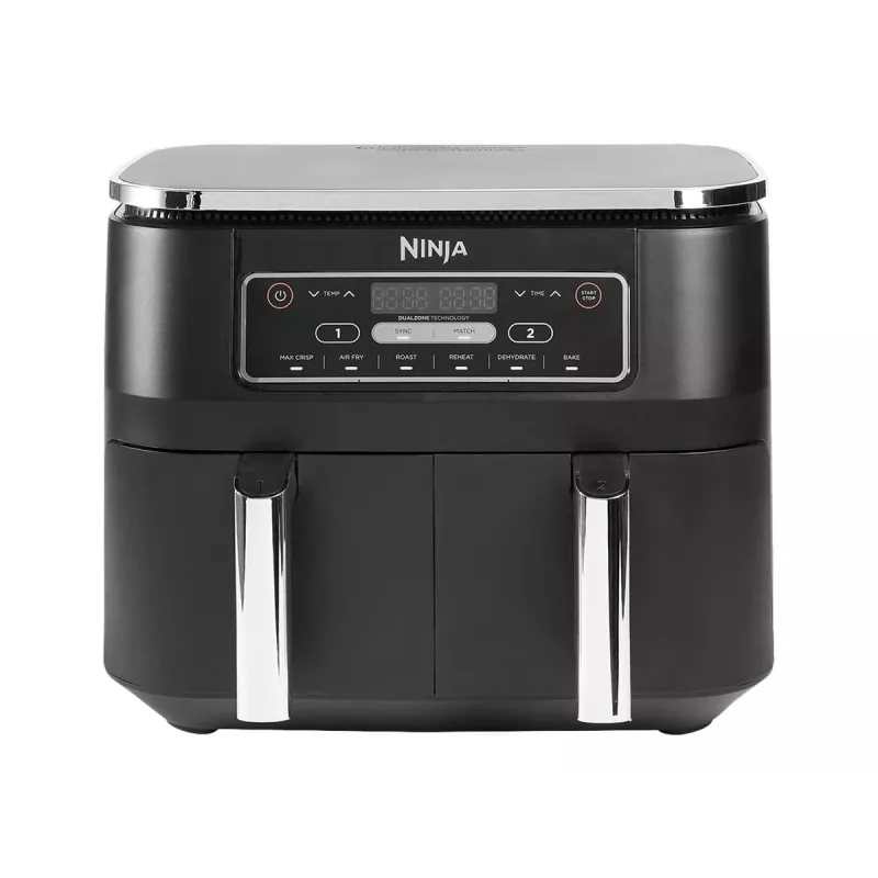 Ninja AF300 Fritadeira de ar quente dupla 7,6 L autónoma 1690 W preta