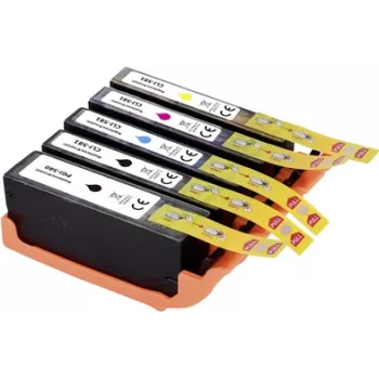 Renkforce Pack combinado de tinta substitui Canon PGI-580 PGBK + CLI-581 BKCMY (2078C005) compatível preto, preto fotográfico, ciano, magenta, amarelo (RF-5628792)