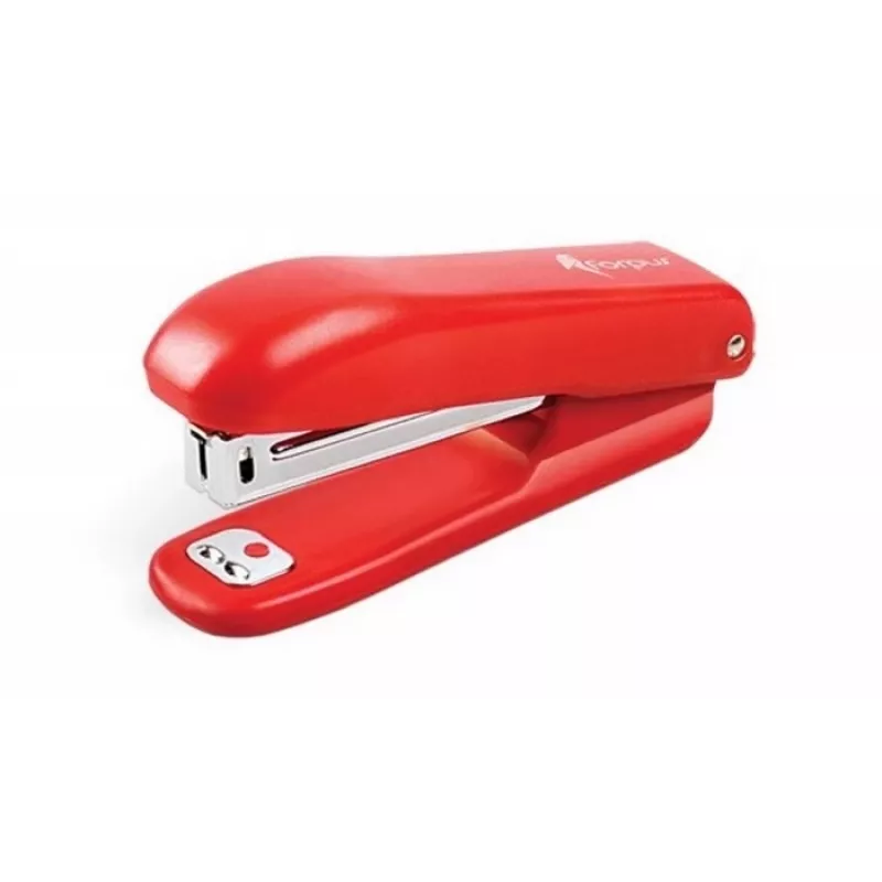 Agrafador Forpus, vermelho, até 12 folhas, agrafos 10 1102-006