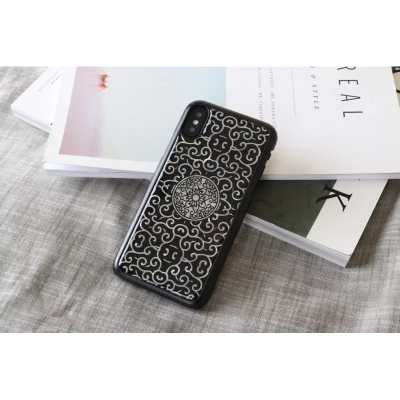Capa para smartphone iKins para iPhone XS / XS S Liana — preta
