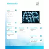 MacBook Air 13,6 polegadas: M4 10/10, 16GB, 512GB, 35W – Azul-céu – MC6T4ZE/A/P1/D1