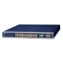 PLANET GS-4210-24P4C - Switch - gerido - 24 x 10/100/1000 (PoE+) + 4 x Combo Gigabit-SFP - Desktop, montagem em rack - PoE+ (220 W) (GS-4210-24P4C)