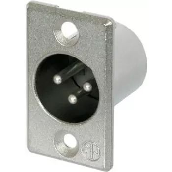 Neutrik NTR-NC3MP - -30 - 80 °C - Prateado - UL 94 HB - IEC 61076-2-103 - IP 40 - IEC 68-2-20 (NC3MP)