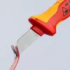 Faca de cabo Knipex VDE 180 mm com - tampa de proteção