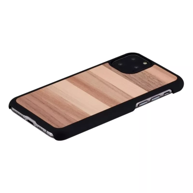 Capa para smartphone man and wood para iPhone 11 Pro – cor preto areia, capa protetora