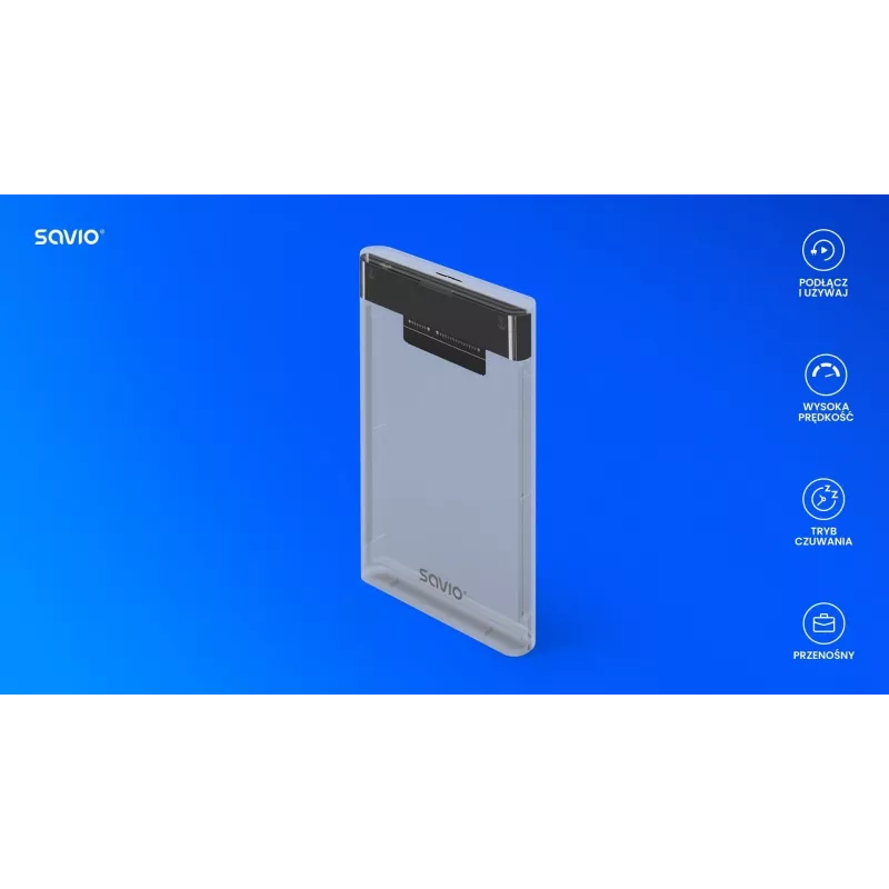 Caixa para HDD/SSD Savio AK-66