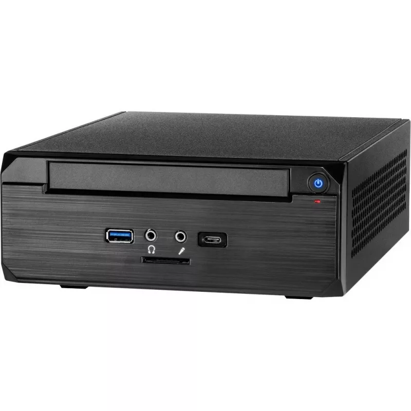 INTER-TECH ITX MW-02 Type C 3.0 incl. conector USB 3.0 Type C externo incl. compartimento fino para unidade de DVD (88881246)