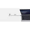 Cabo USB Type-C 2-em-1 Orsen S8, 5A, 1,5 m (carregamento rápido/dados)