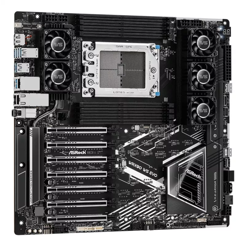 Motherboard ASRock WRX90 WS EVO AMD WRX90 Socket sTR5 EEB