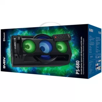 Coluna Bluetooth SVEN PS-680 65W, FM, Karaoke