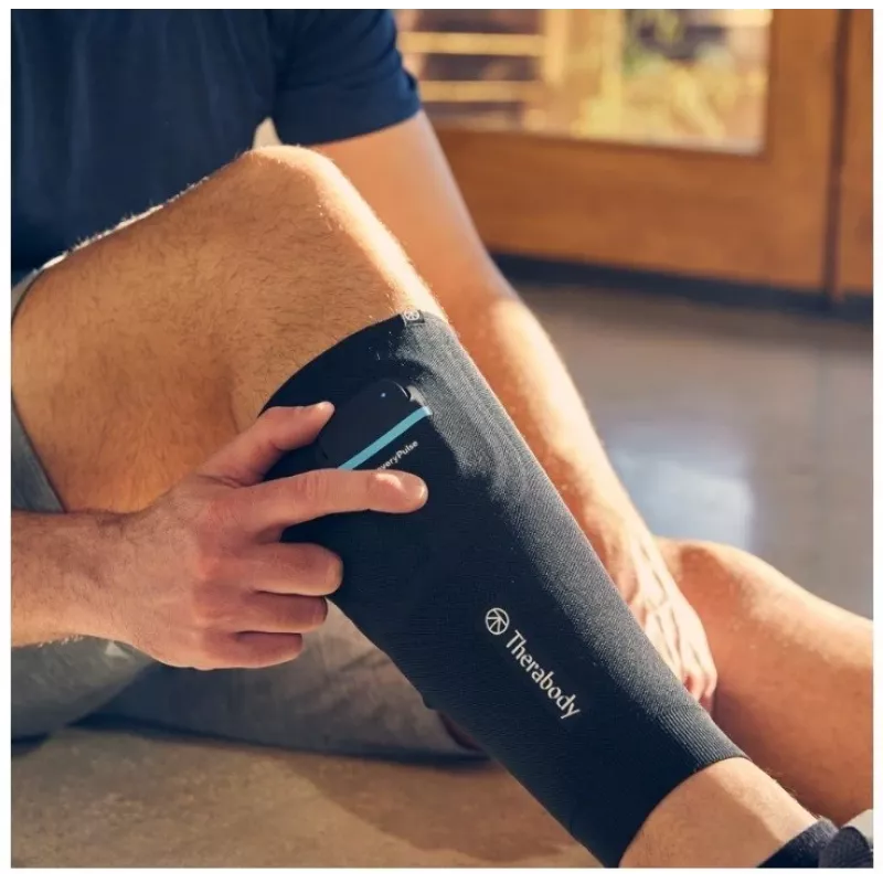 Manguito de compressão para gémeos Therabody RecoveryPulse, tamanho M