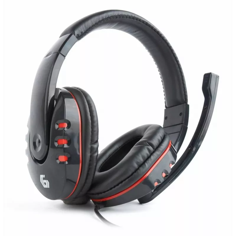 Auscultadores/headset Gembird GHS-402 com fios com arco gaming preto