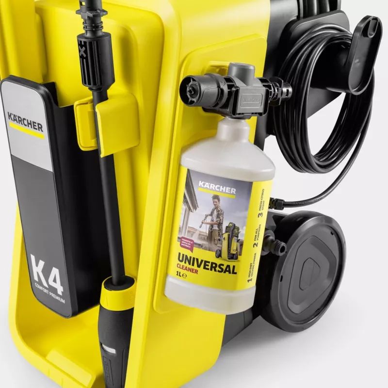 Lavadora de alta pressão Kärcher K 4 Comfort Premium vertical elétrica 420 l/h amarela